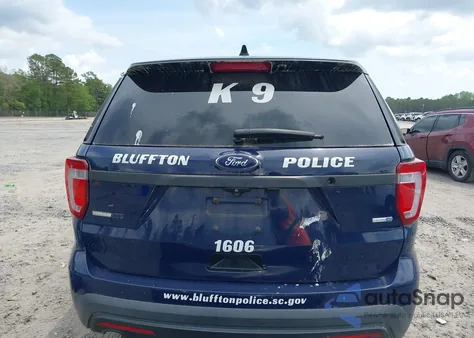 2016 Ford Police Interceptor from USA, damaged, VIN 1FM5K8AR9GGA71898